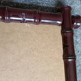 Vintage bamboo style mirror