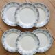 6 dessert plates, ironstone Sarreguemines U&C model Luchon