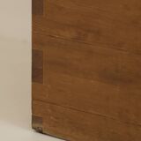 Large chest Maison Regain in solid pine Vintage Circa 1975