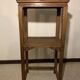 Chinese side table in Elm (Bedside or Tea stand), late 19th century.