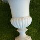 Pair of old Medici vase in cast iron, early XXth, H: 43.5cm