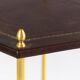 Pair of hexagonal side tables, contemporary work