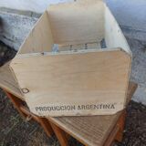 Argentine advertising wooden box