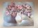 Peinture à l'huile bouquet de fleurs 60x50 cm