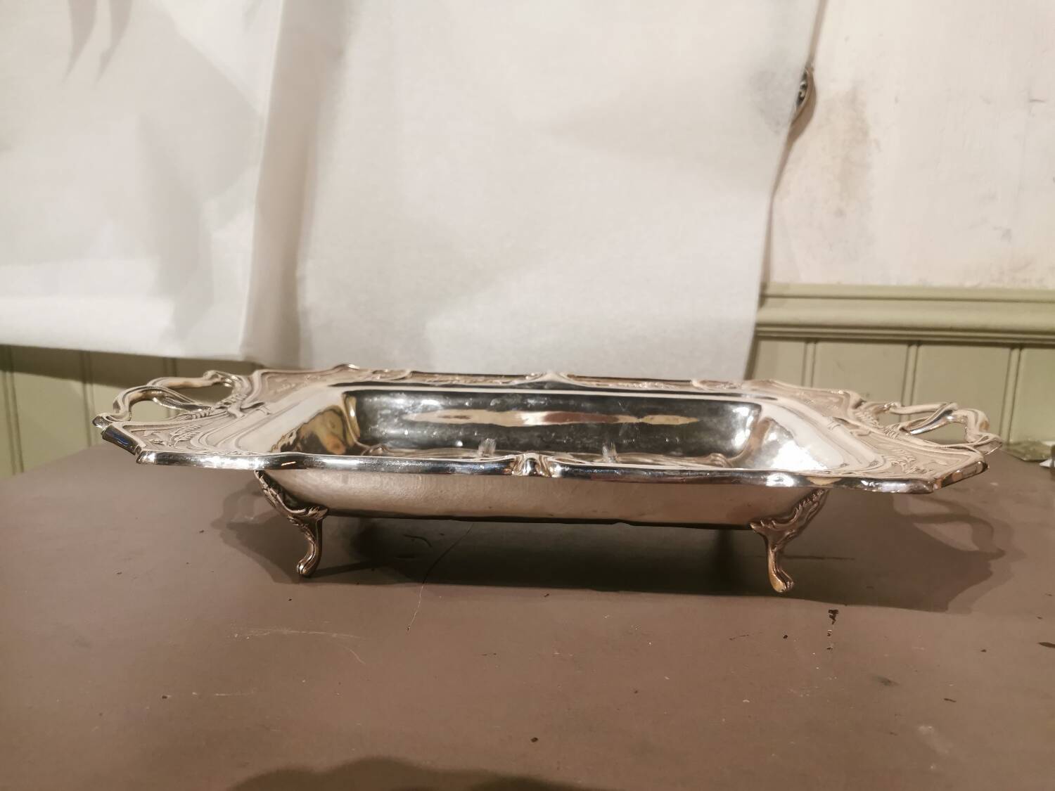 Art Nouveau silver-plated metal centerpiece by Armand Frenais