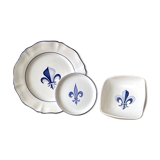 3 dishes in kergonan earthenware