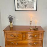 Commode style Louis XV en chêne massive