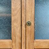 Large glass cabinet with hanging space