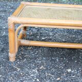 Rattan coffee table and canning