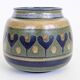 Ceramic vase KMK, Mora decor, Germany 1970s