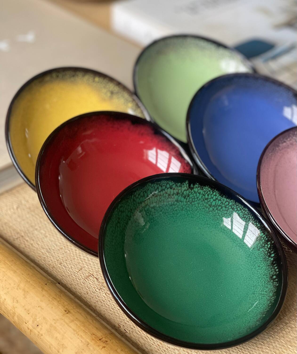 6 Keraluc cups 1960.