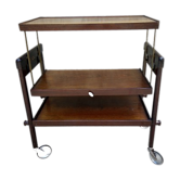 Table serves with removable tray mechanism year 50