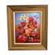 Peinture florale de Gyula Siska, XXeme siecle