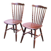 Pair of vintage bistro chairs from the 60s
