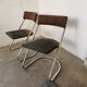 Pair of 1970 cantilever chairs, chrome