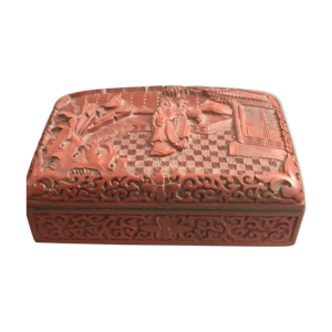 Boite chinoise rouge