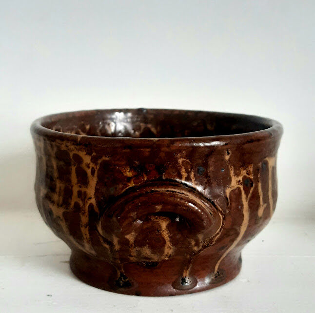 Pair of stoneware bowls by André Bodin, 1950