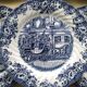6 English porcelain dessert plates by Johnson Bros.
