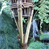 Rattan plant holder