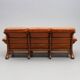 Leather Seating Set, 3 Pieces  For sale: a classic 3-piece leather seating