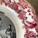 Old talking plates Gien "a wedding in the countryside"