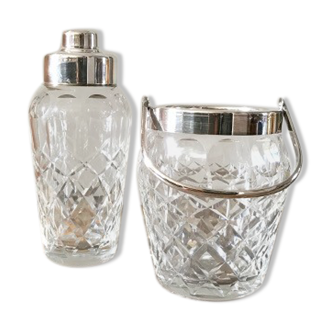 Shaker set and ice bucket