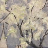 Marthe orant (1874-1957), spring, oil on canvas
