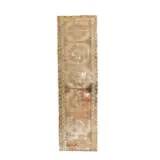 3'6x12'6 Orange Brown Vintage Turkish Hand-Knotted Runner Rug 110x385