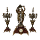 garniture de cheminée en trois pièces