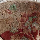 Antique Chinese carpet Art Deco handmade 30cm x 53cm 1920s