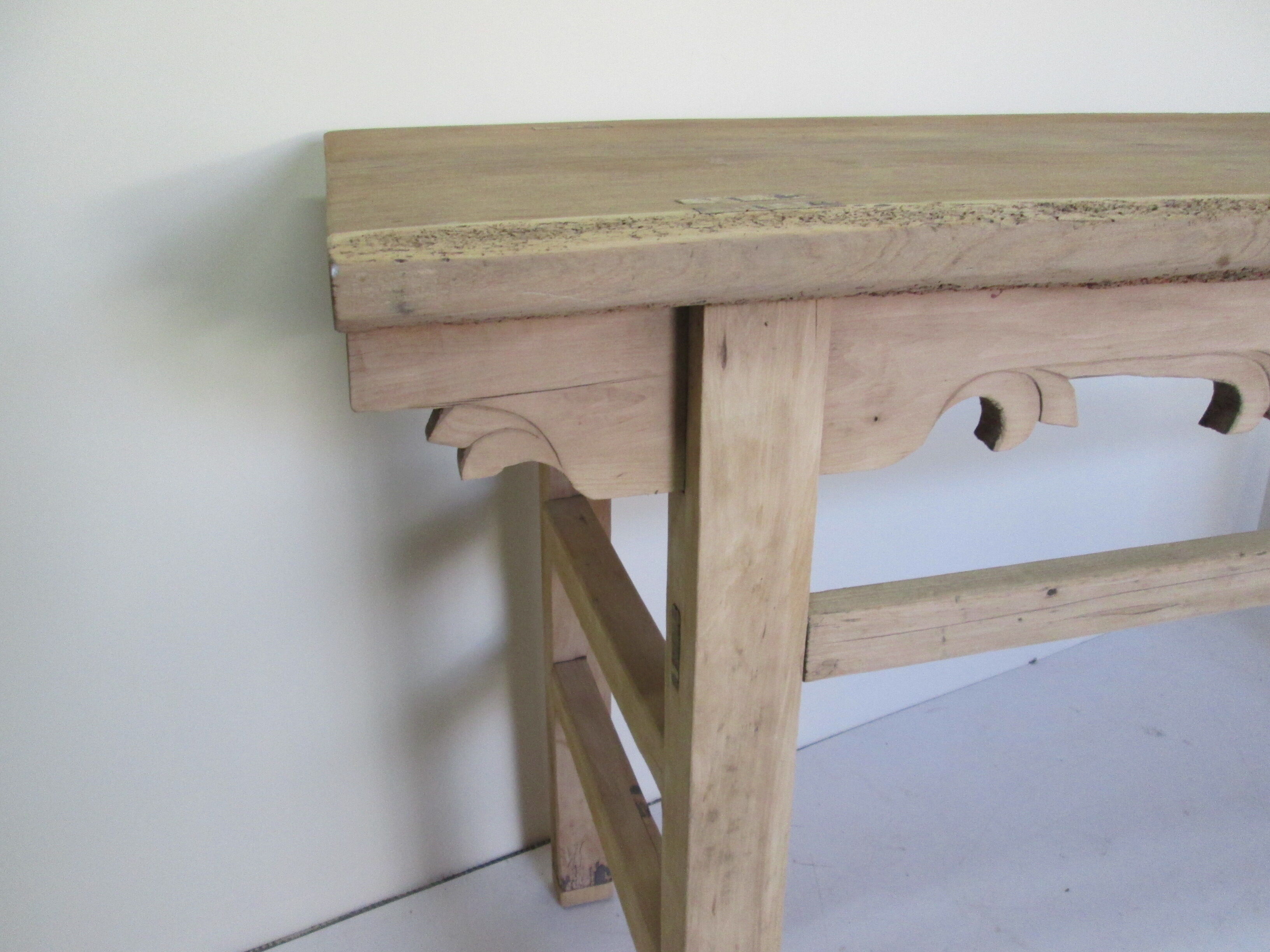 Console pickled wood