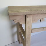 Console pickled wood