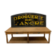 Ancient sign painted on Glass Drugs of the Anchor 1920