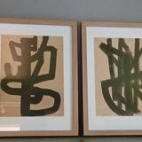 Pairs of engravings after Pierre Soulages