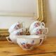 Vintage flower mugs