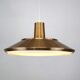 XL Danish copper pendant lamp 1970s