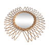 Rattan sun mirror