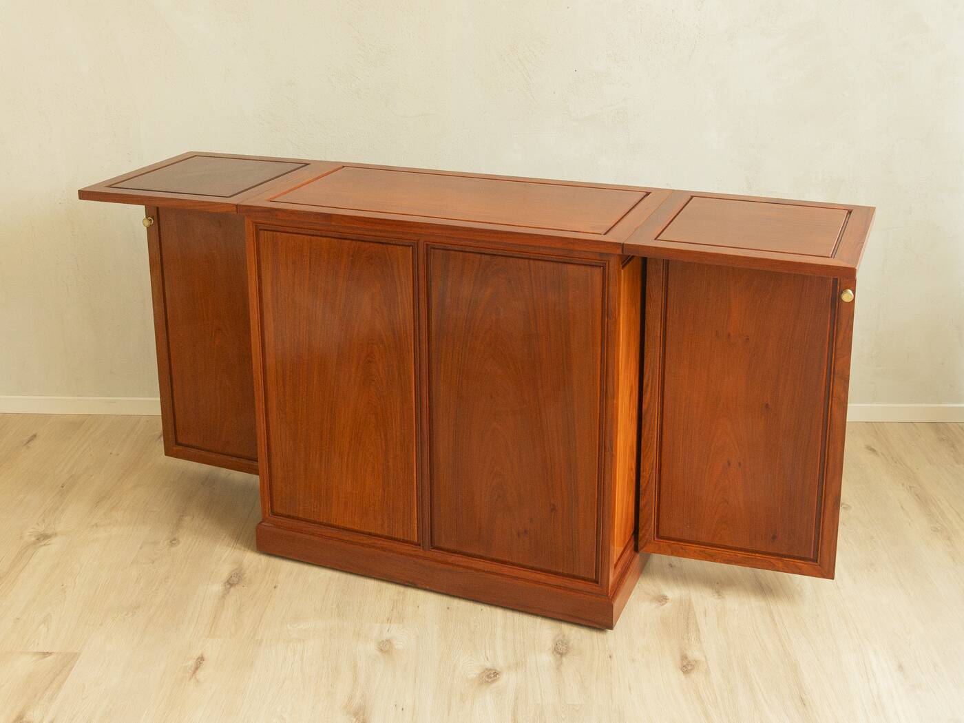 Captain's bar in Scandinavian design, 1960s, teak