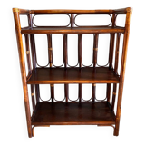 Vintage rattan shelf