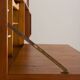 Kai Kristiansen four bay teak wall unit with a dresser, FM Mobler, Denmark