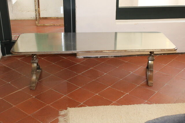 Steel coffee table