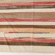 Caramel Brown %100 Wool Handmade Kilim Rug, 293x386 Cm