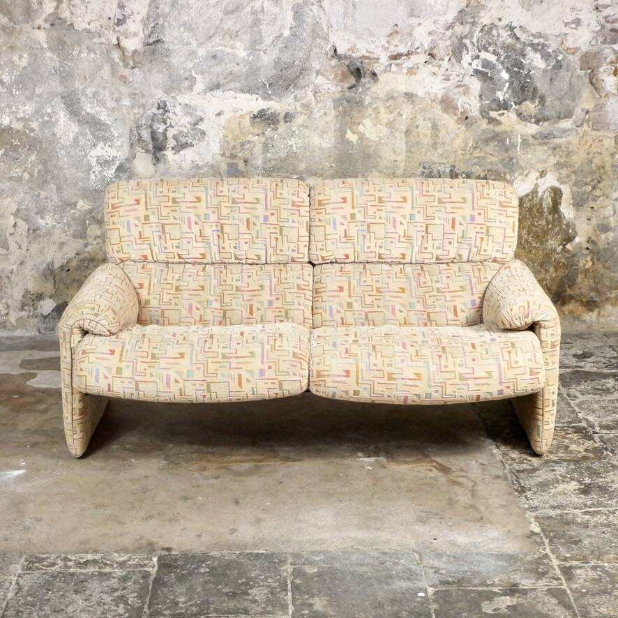 Strässle graphic sofa, 1980s