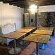 Solid wood bistro table set