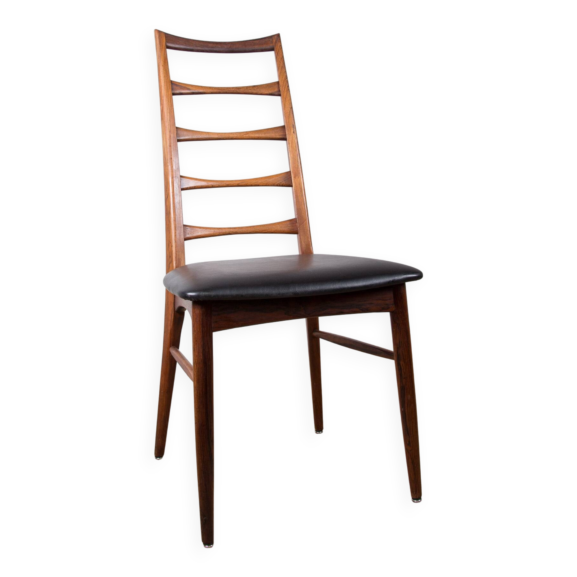 Set of 4 Danish Liz chairs in rosewood by Niels Kofoed, 1960s.