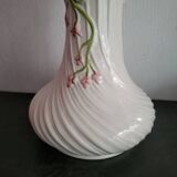 Vintage twisted barbotine vase