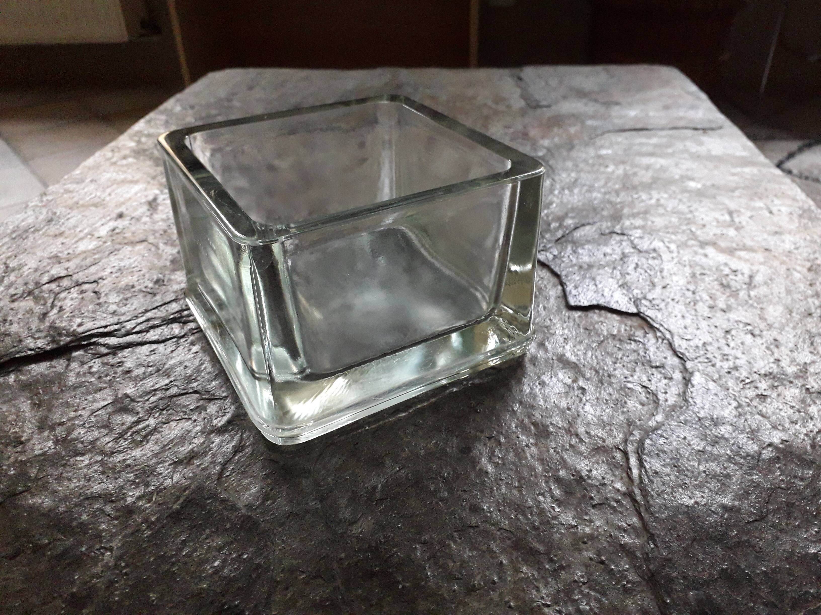 Empty pocket ashtray Lumax glass