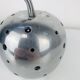 Aluminium apple sculpture, 1970s, candle holder