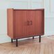 Buffet bas/ Enfilade moderniste vintage rénovée, années 50-60