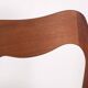 6x Niels Møller Model 71 teak, 1960s, Denmark
